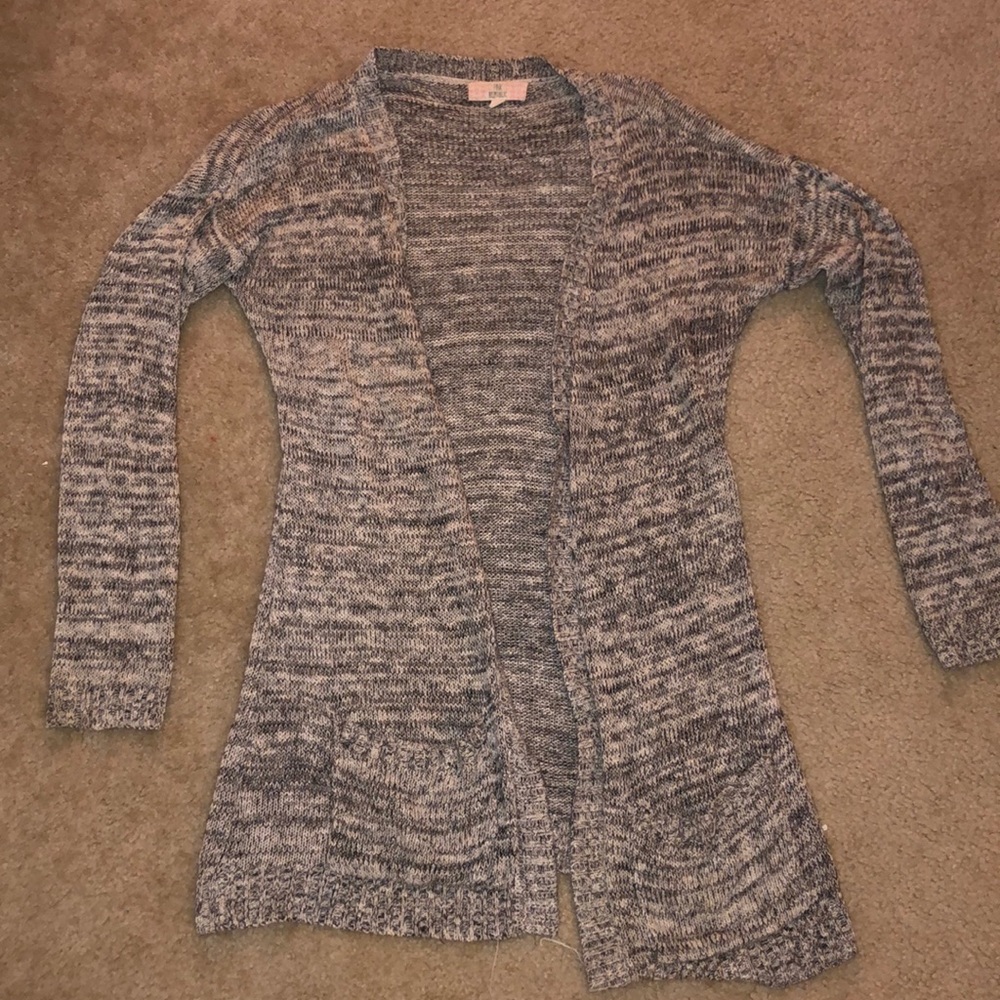 Pink Republic Gray Knit Cardigan